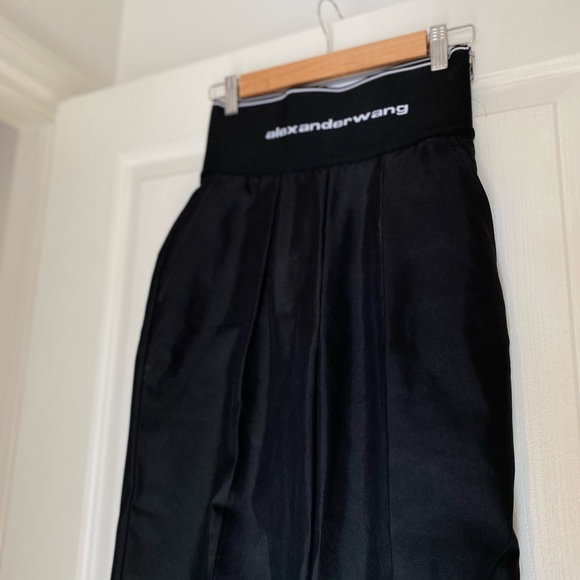 Alexander Wang Black Straight Leg Pants - Picture 6 of 10